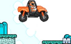 Orange Motorbike Racing 