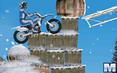 Winter Bike Stunts