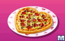 Cozinha da Sara: Pizza do Dia dos Namorados 