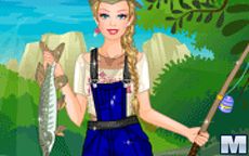 Barbie Fishing Princess